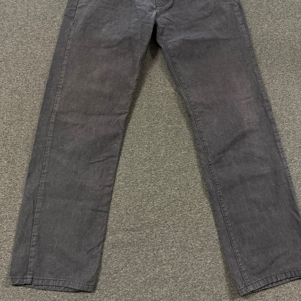Modern Hugo Boss Maine Regular Fit Pants Mens 35x30 Grey Good Textured Cotton - Picture 3 of 7